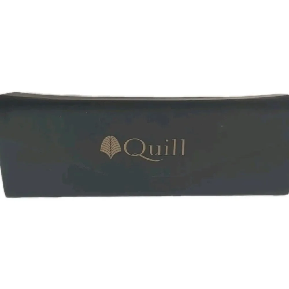 Quill Eyewear Eyeglass / Sunglass Hard Case Magnetic  Closure Black